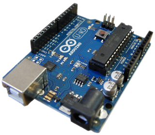 Vue de côté de l’arduino